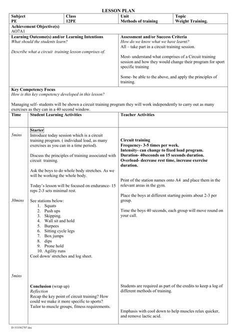 detailed lesson plan in p.e grade 4|4A's Lesson Plan in PE .